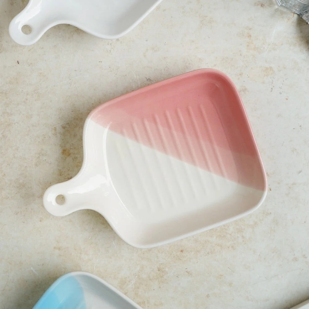 Ombre Plate With Handle - Image 8
