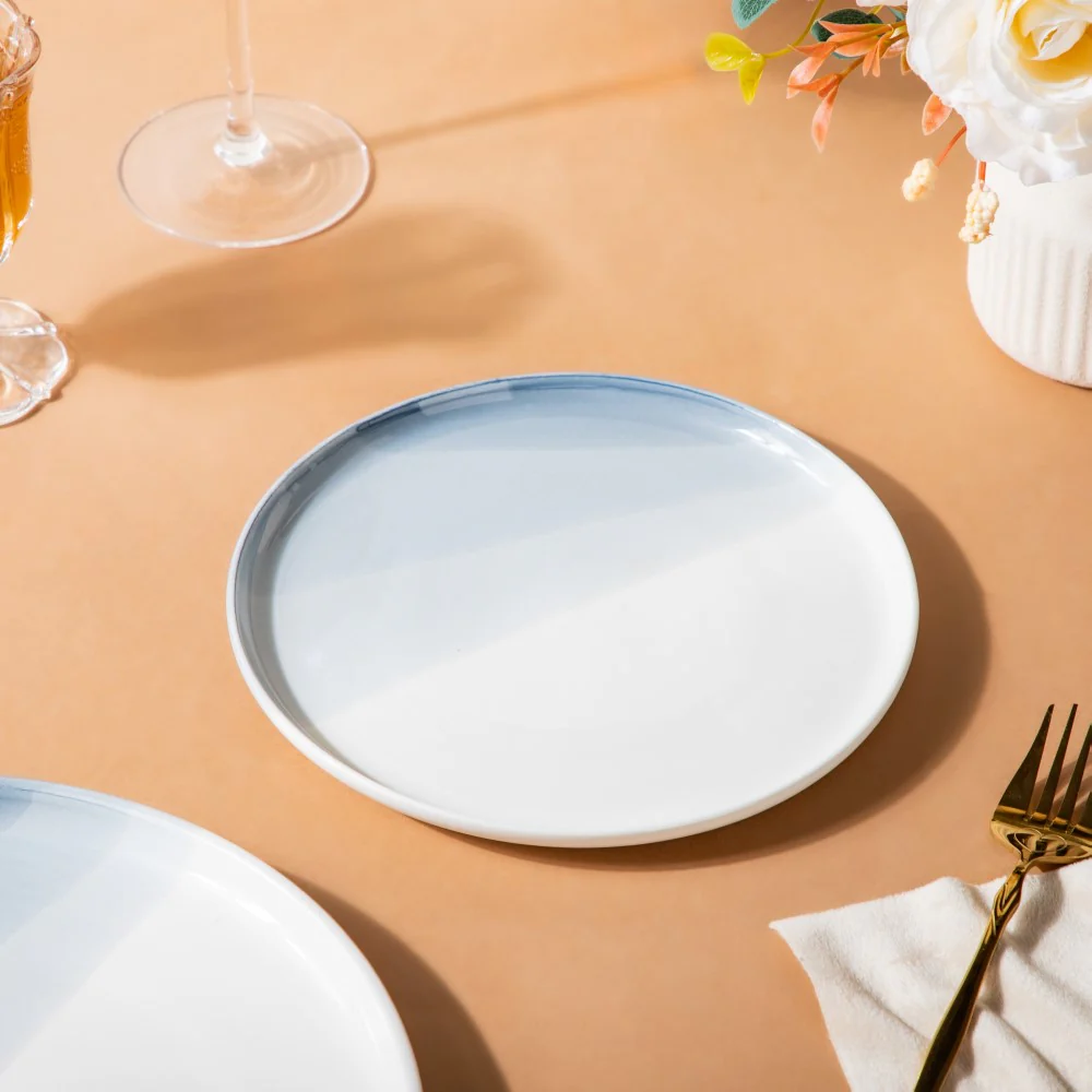 Ombre Snack Plate Grey 7 Inch - Image 6