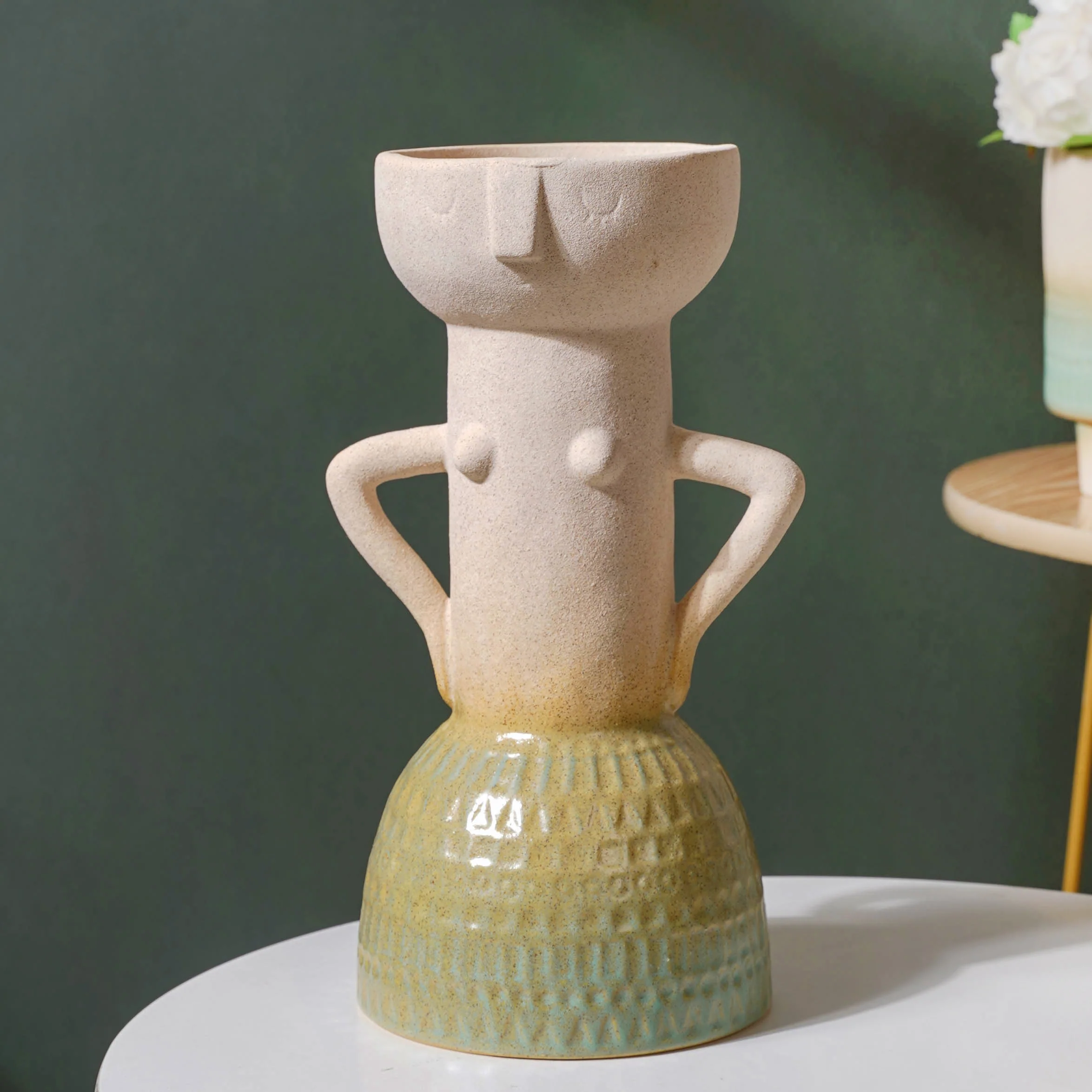 Ombre Textured Flower Pot - Image 4