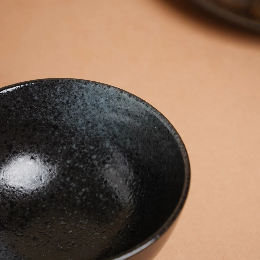 Onyx Finish Stoneware Snack Bowl 200ml - Image 7
