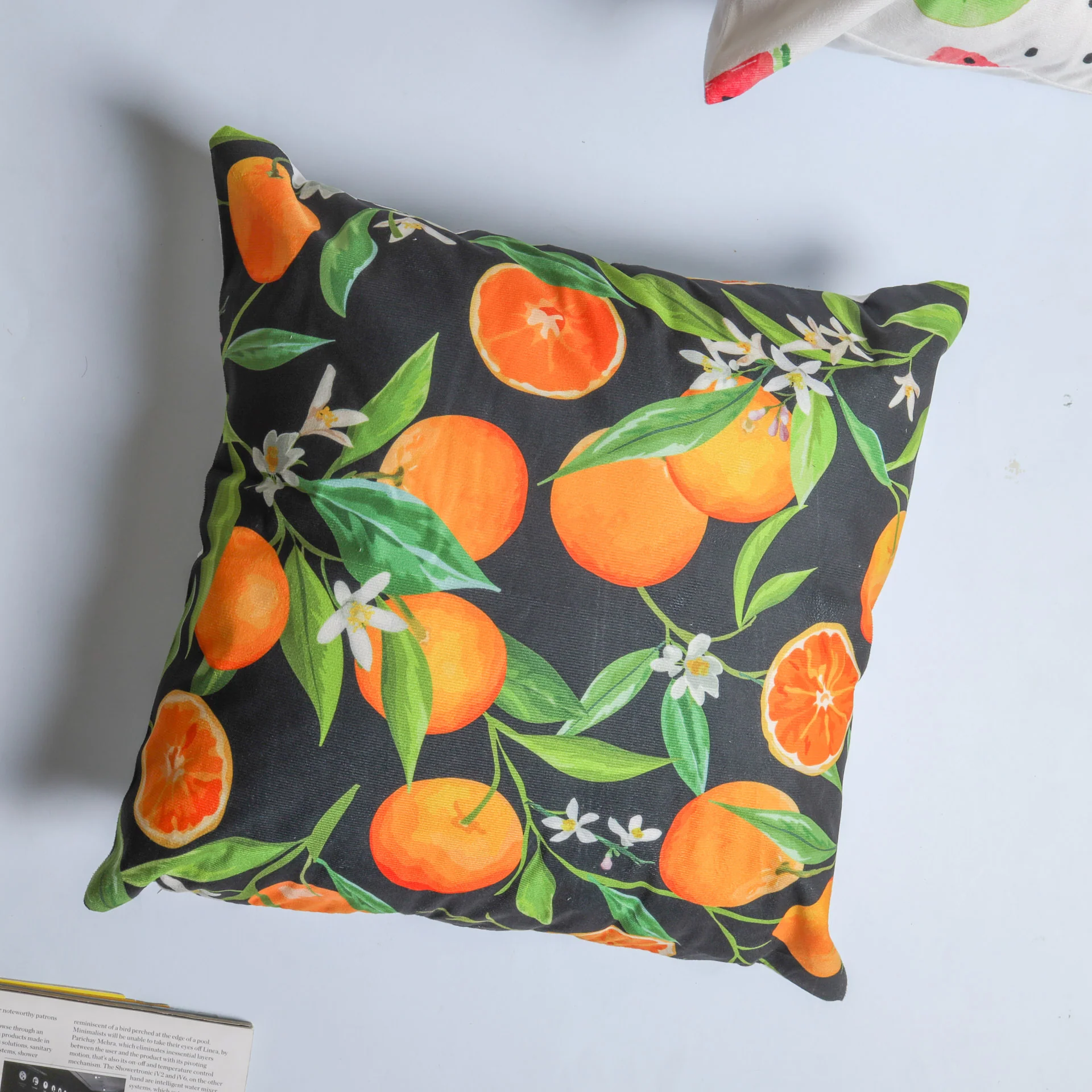 Orange Design Pillow Slip - Image 2