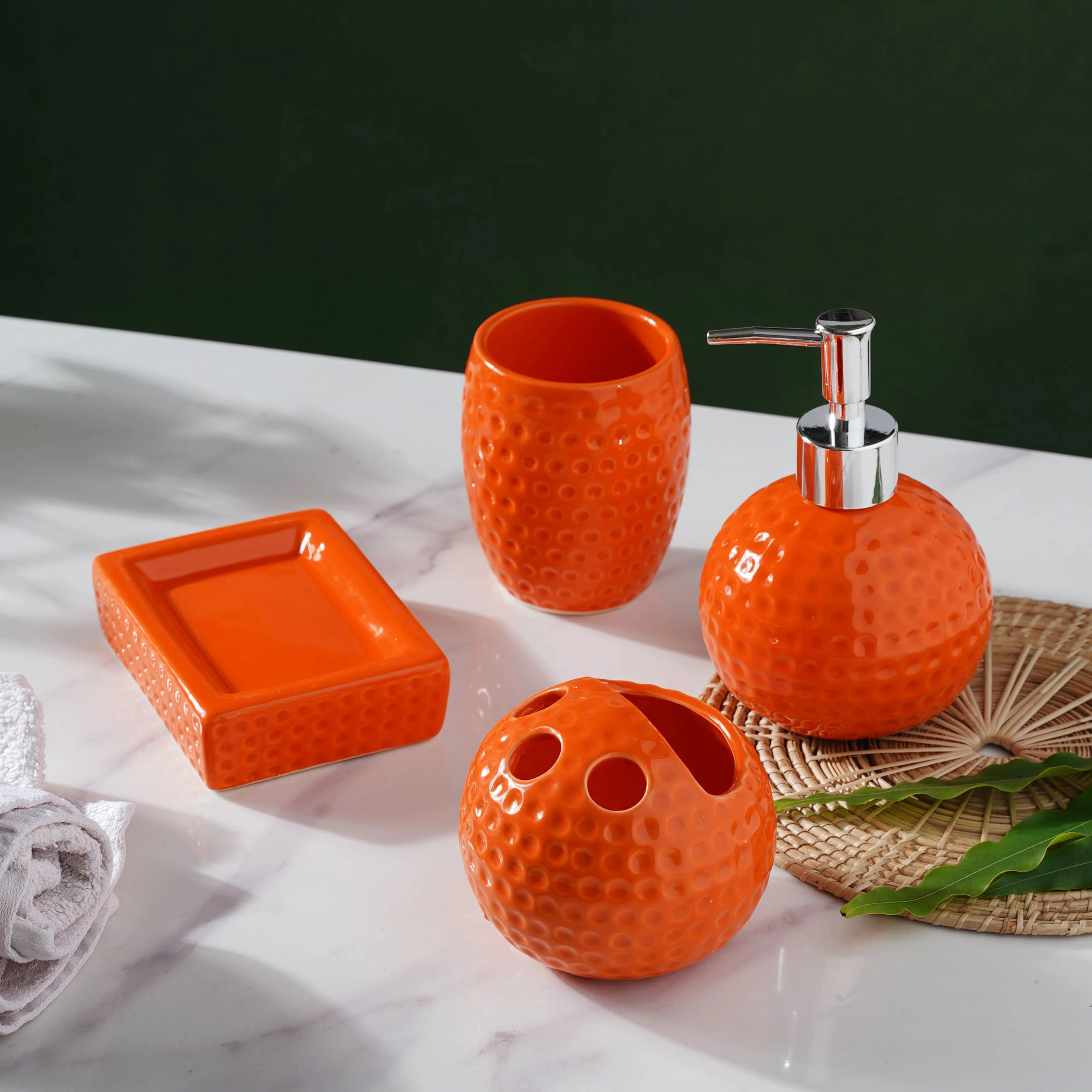 Orange Fantasia Bath Set - Image 4