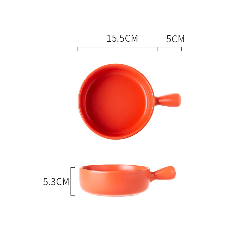 Orange Sherbet Baking Pan With Handle - Image 8