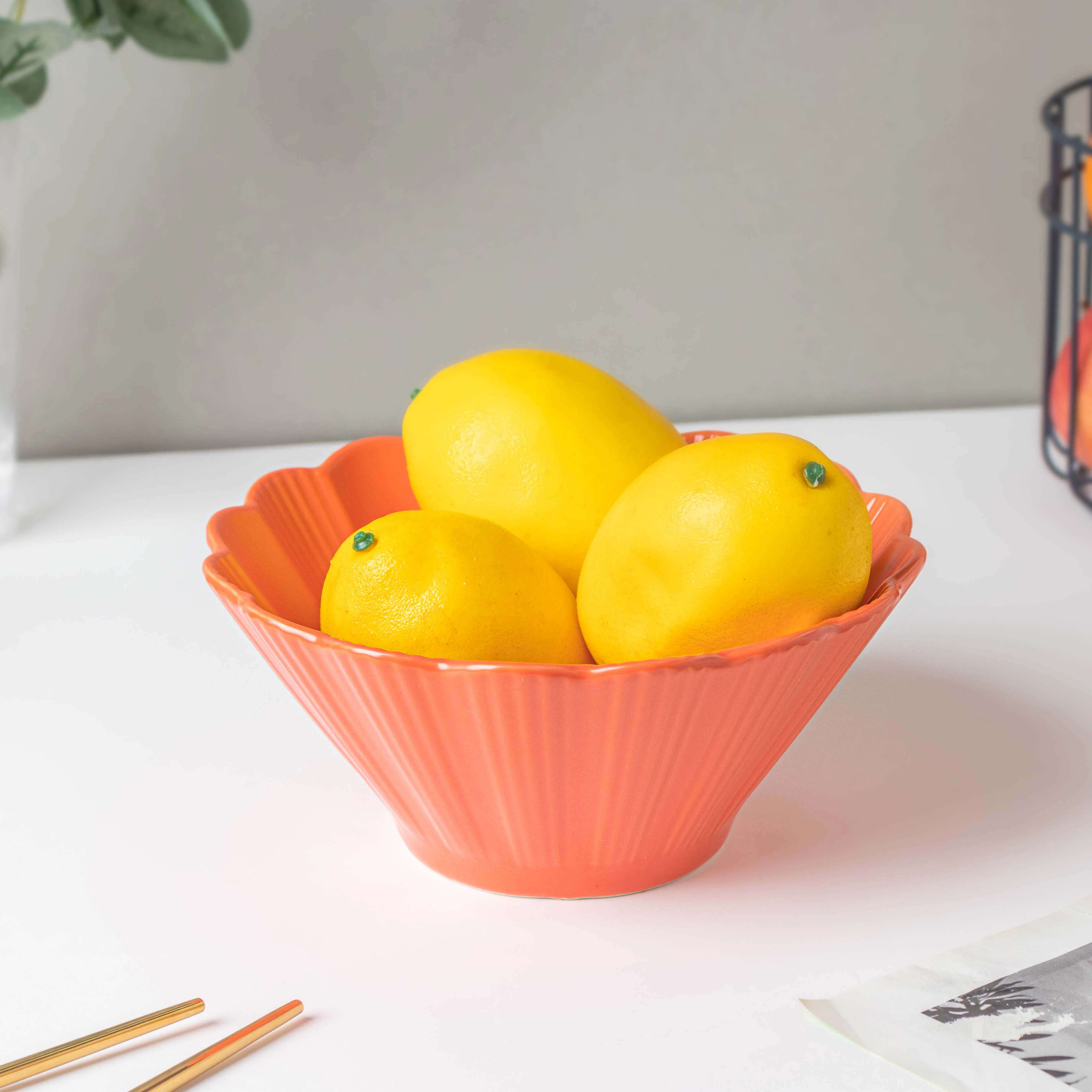 Orange Sherbet Ramen Bowl 600 ml