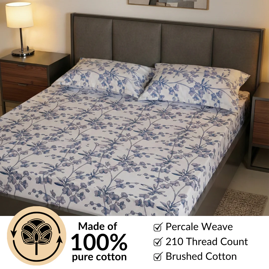 Orchid Whisper Queen Size Bedding Set 254x229cm - Image 7