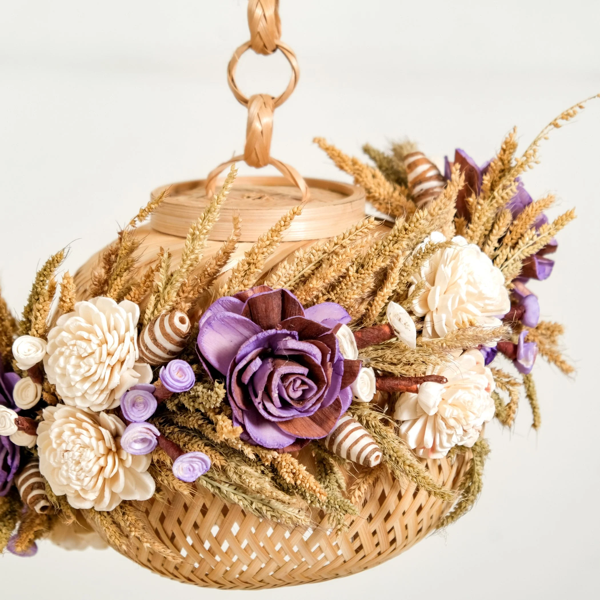 Organic Dried Flowers Lantern Lavender - Image 6