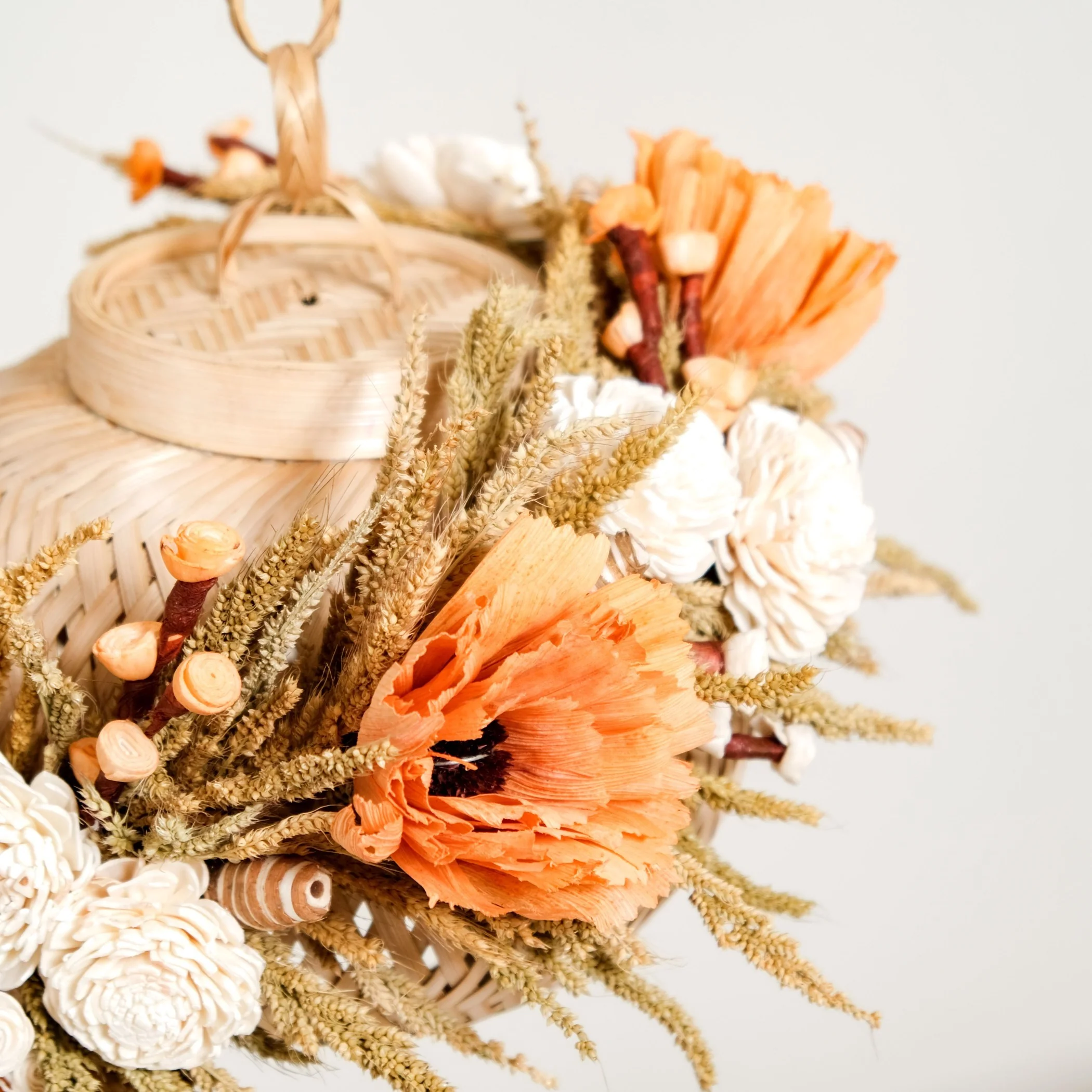 Organic Floral Lantern Orange - Image 7
