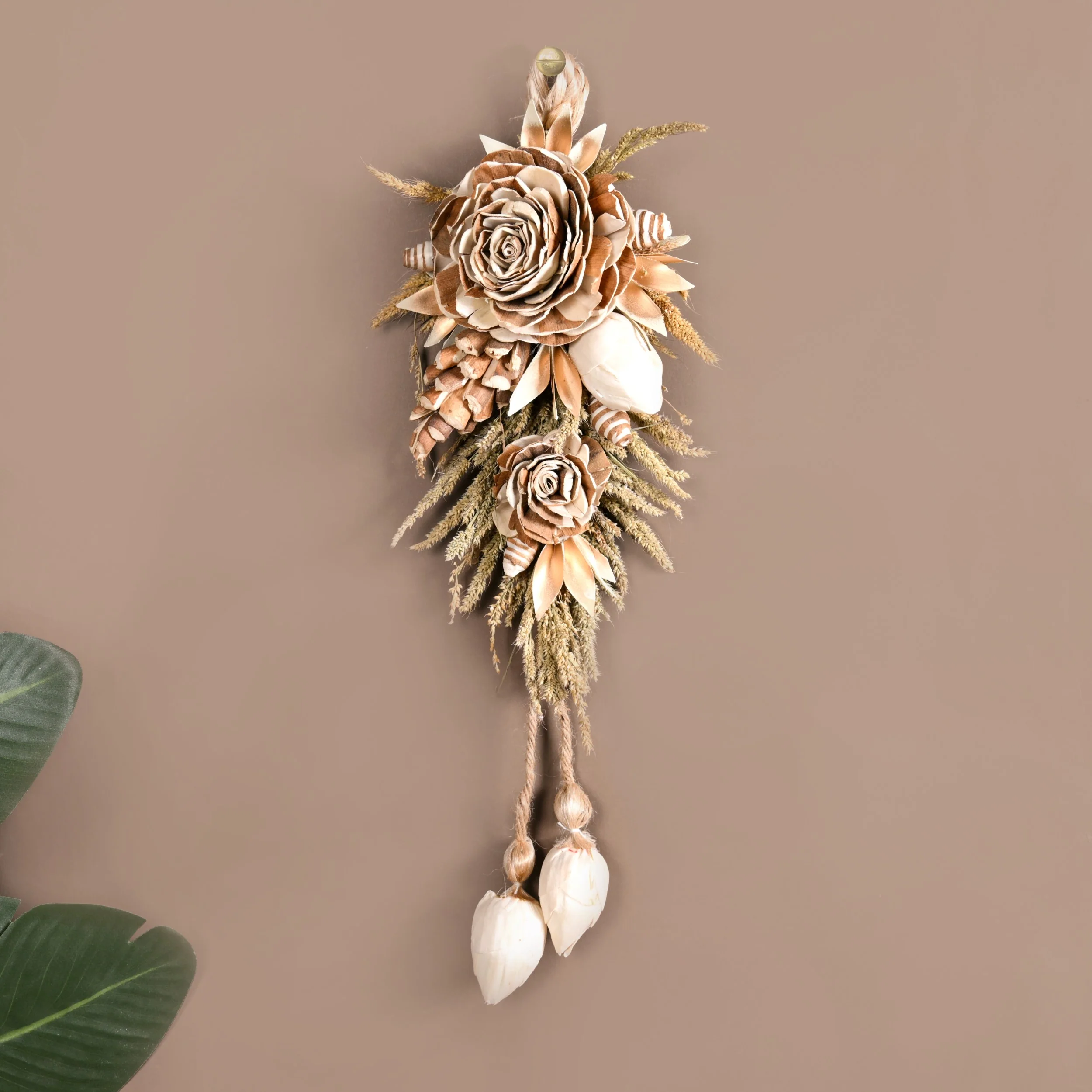 Organic Luxe Bloom Festive Wall Hanging Set Of 2 - Image 7