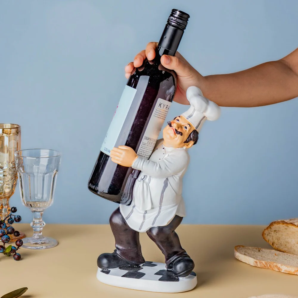 Wine Holder Chef Decor - Image 3