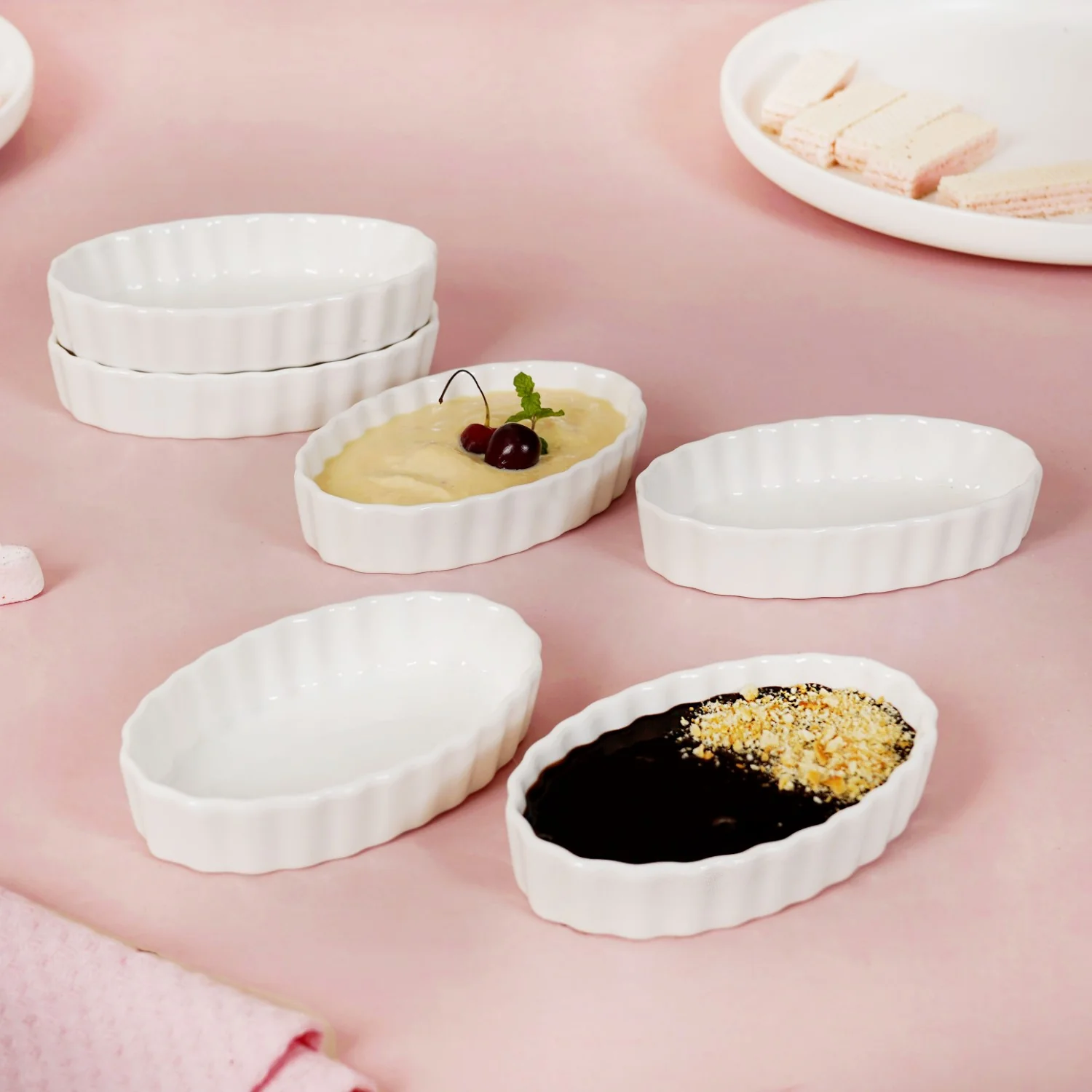 Oval Dish Set of 6 - Image 4
