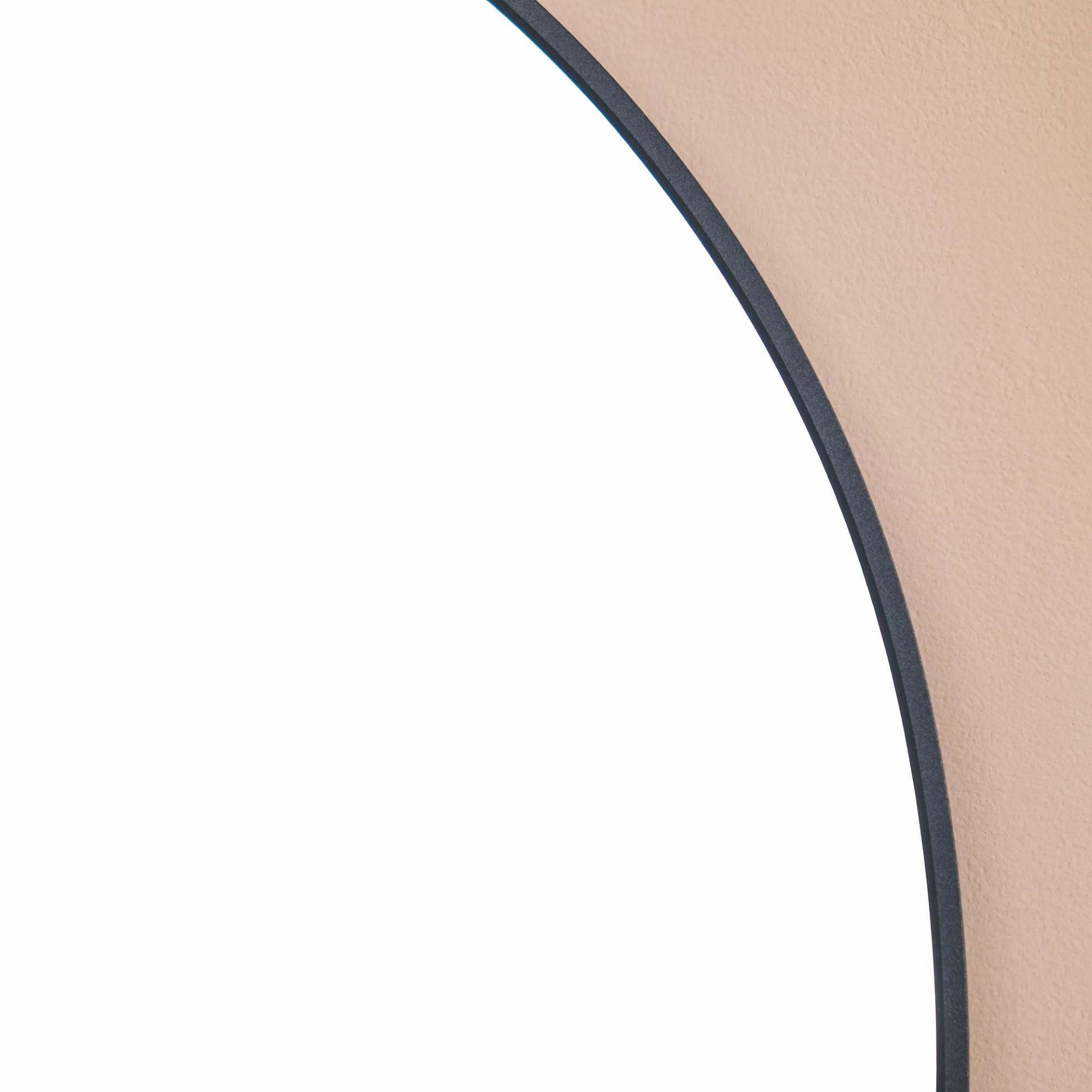 Oval Wall Mirror Black Small - Image 3