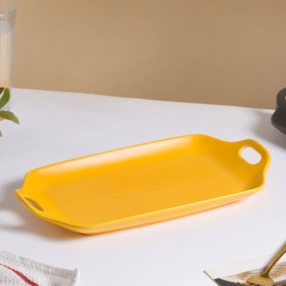 Oven Baking Tray Yellow 11.5 Inch - Image 3