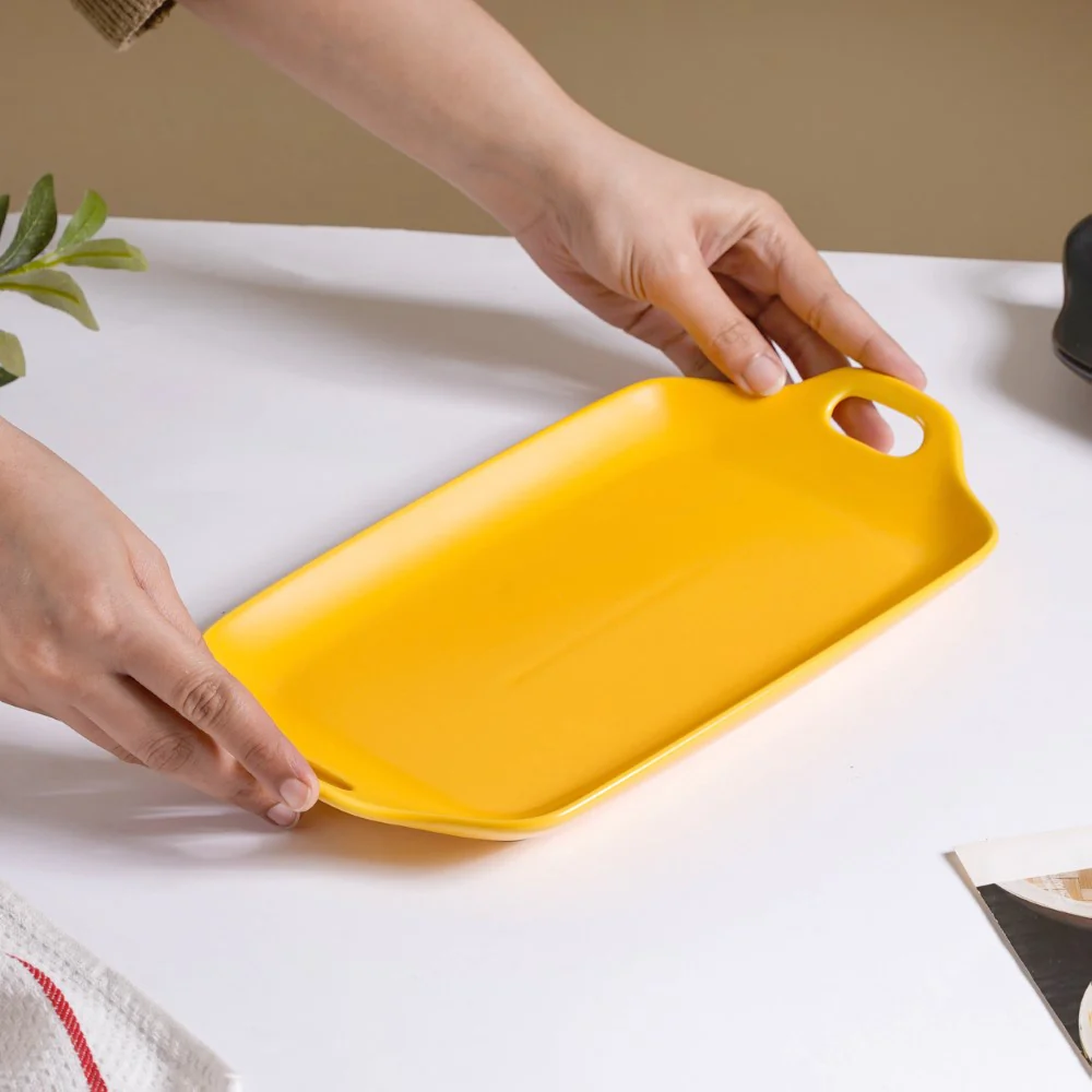 Oven Baking Tray Yellow 11.5 Inch - Image 7