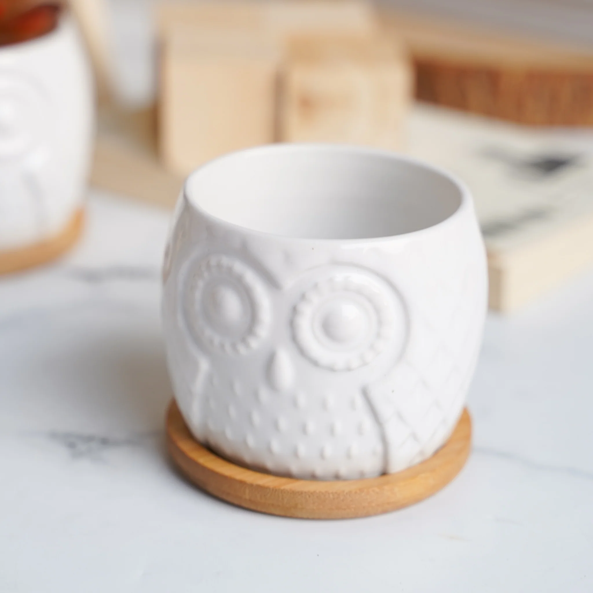Owl Ceramic Pot - Image 9