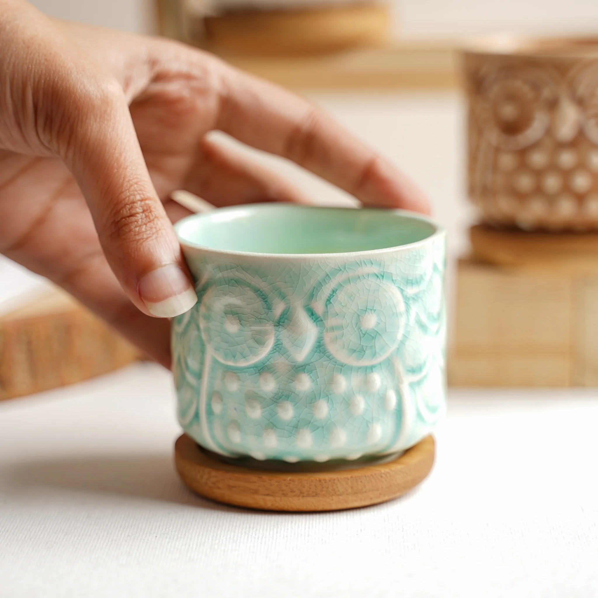 Owl Plant Pot - Image 9