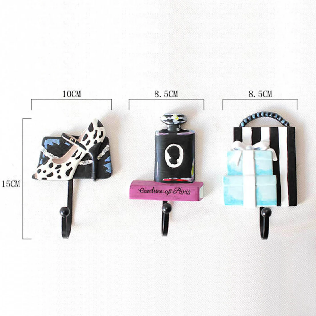 Paris Hanging Hook Set of 3 - Image 9
