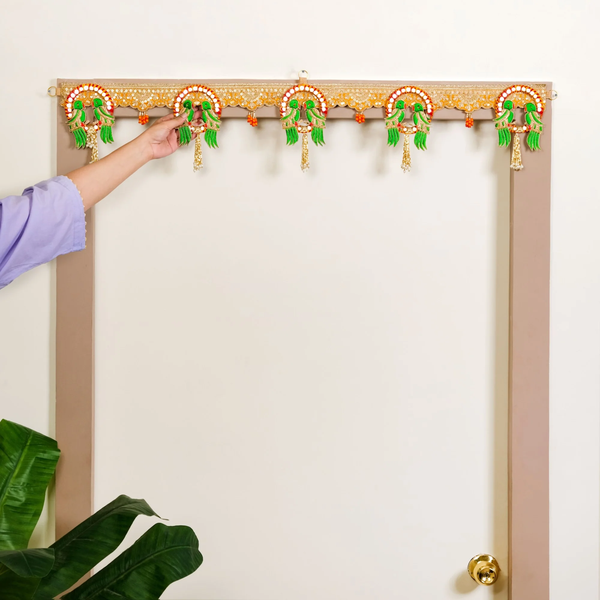 Parrot Wall Hanging Banderwal For Gate Decoration - Image 3