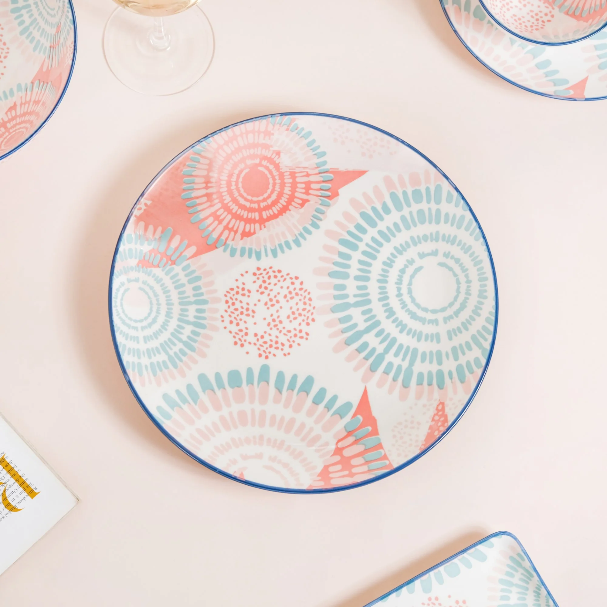 Pastel 22 Piece Dinner Set For 6 - Image 14
