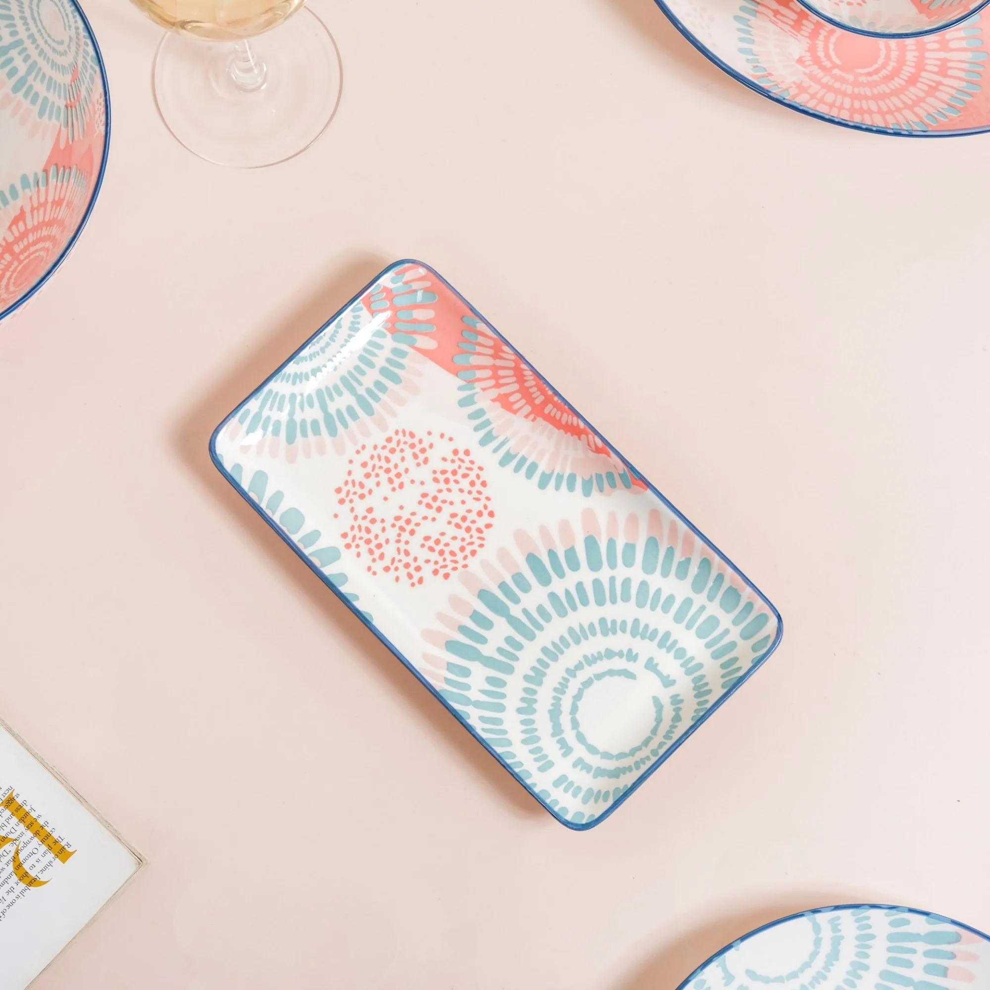 Pastel 22 Piece Dinner Set For 6 - Image 17