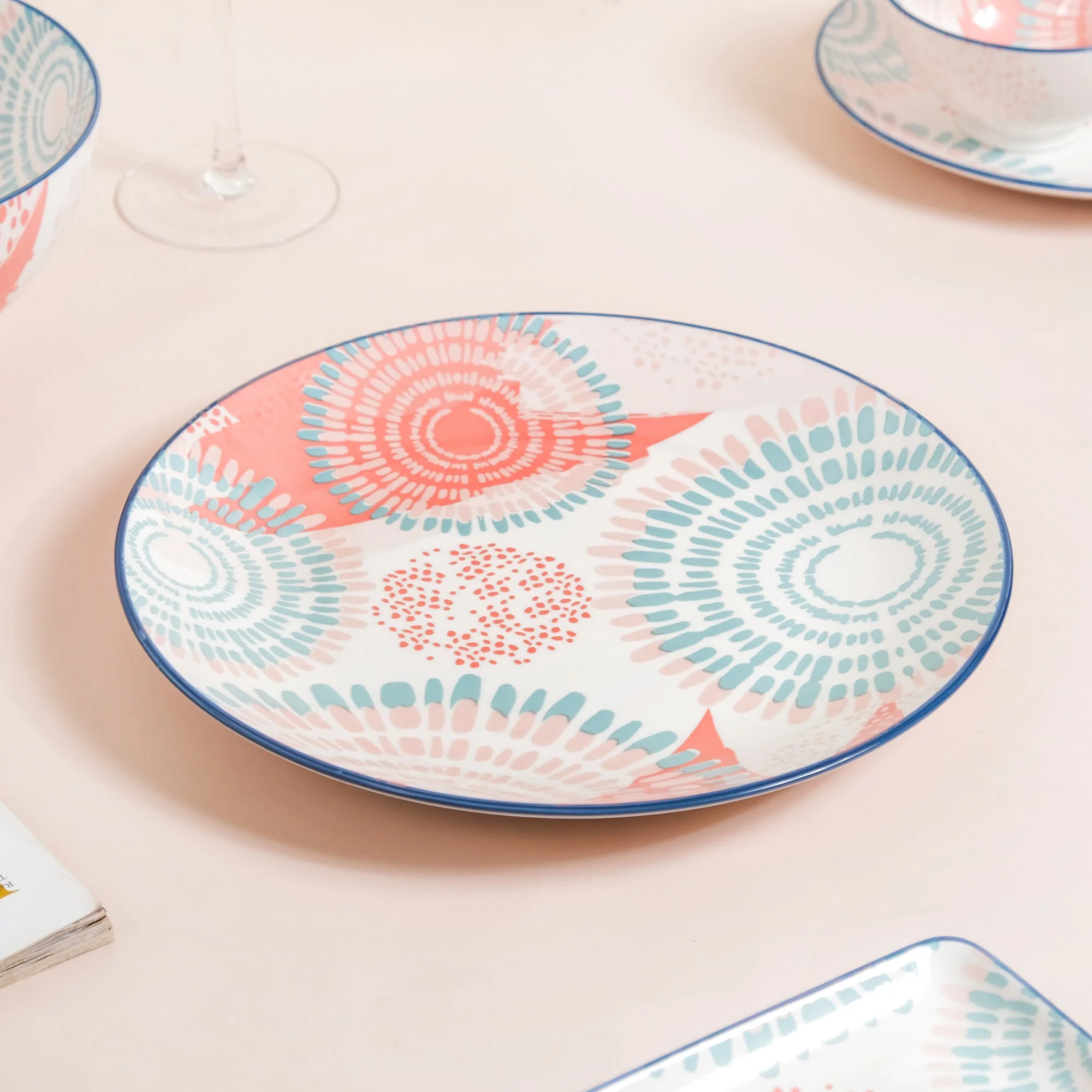 Pastel 22 Piece Dinner Set For 6 - Image 5
