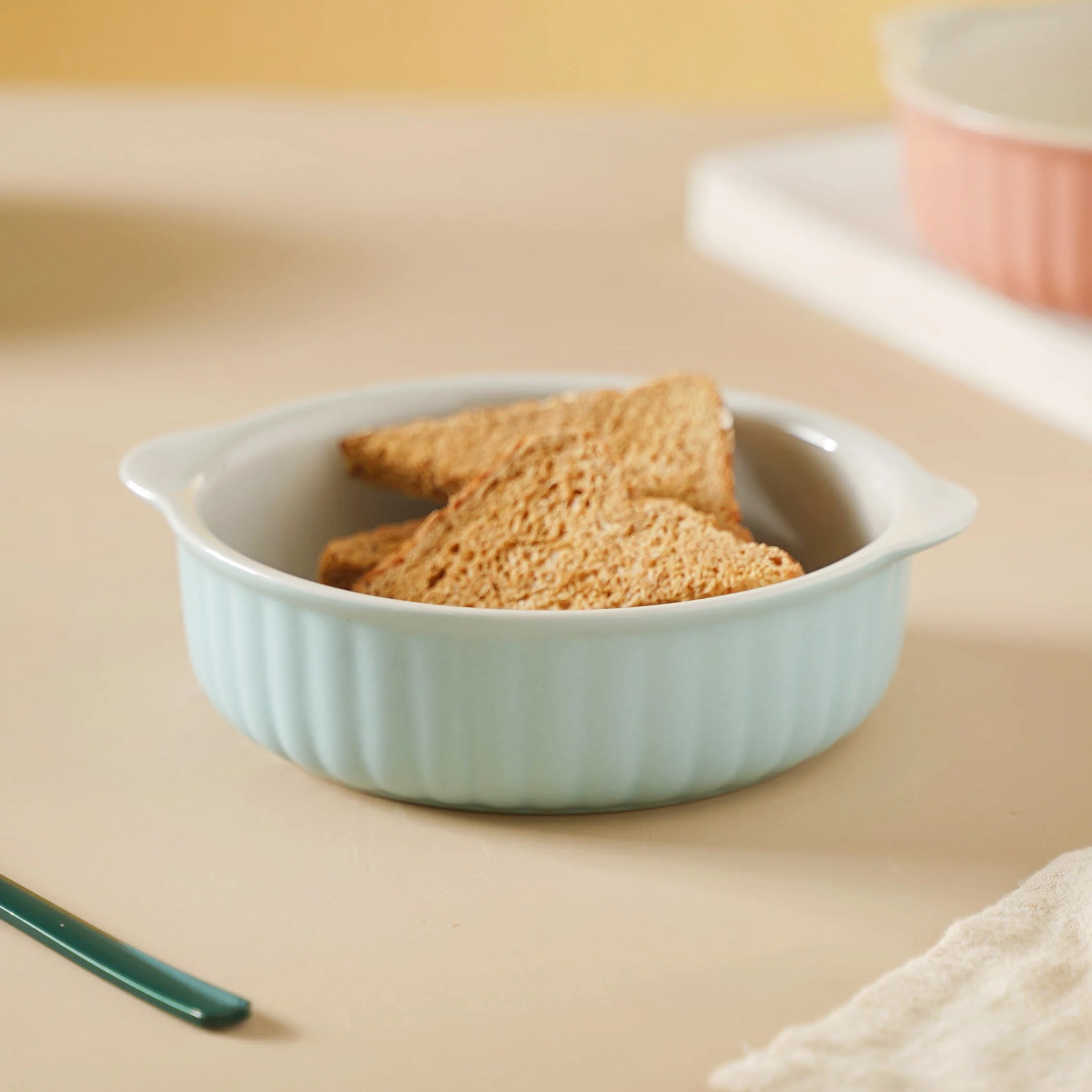 Pastel Ceramic Tart Dish - Image 10