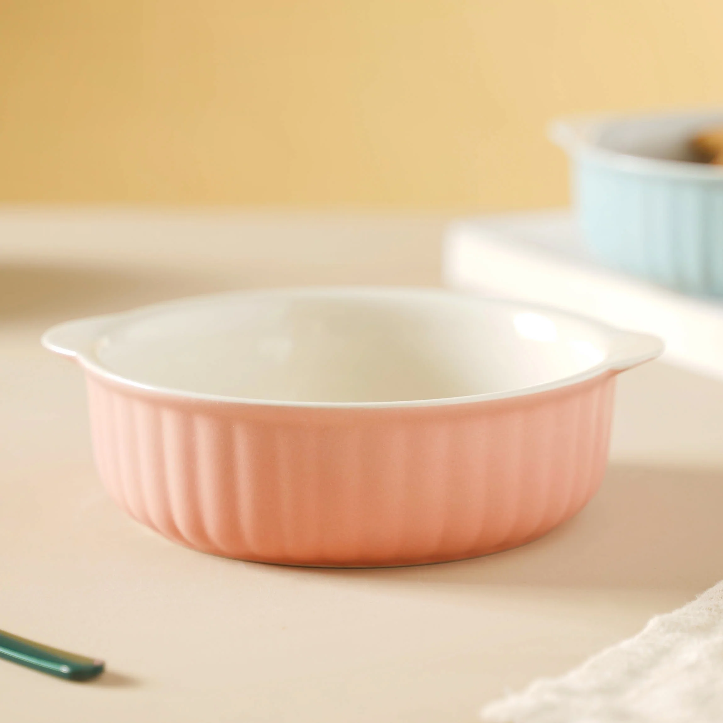 Pastel Ceramic Tart Dish - Image 2