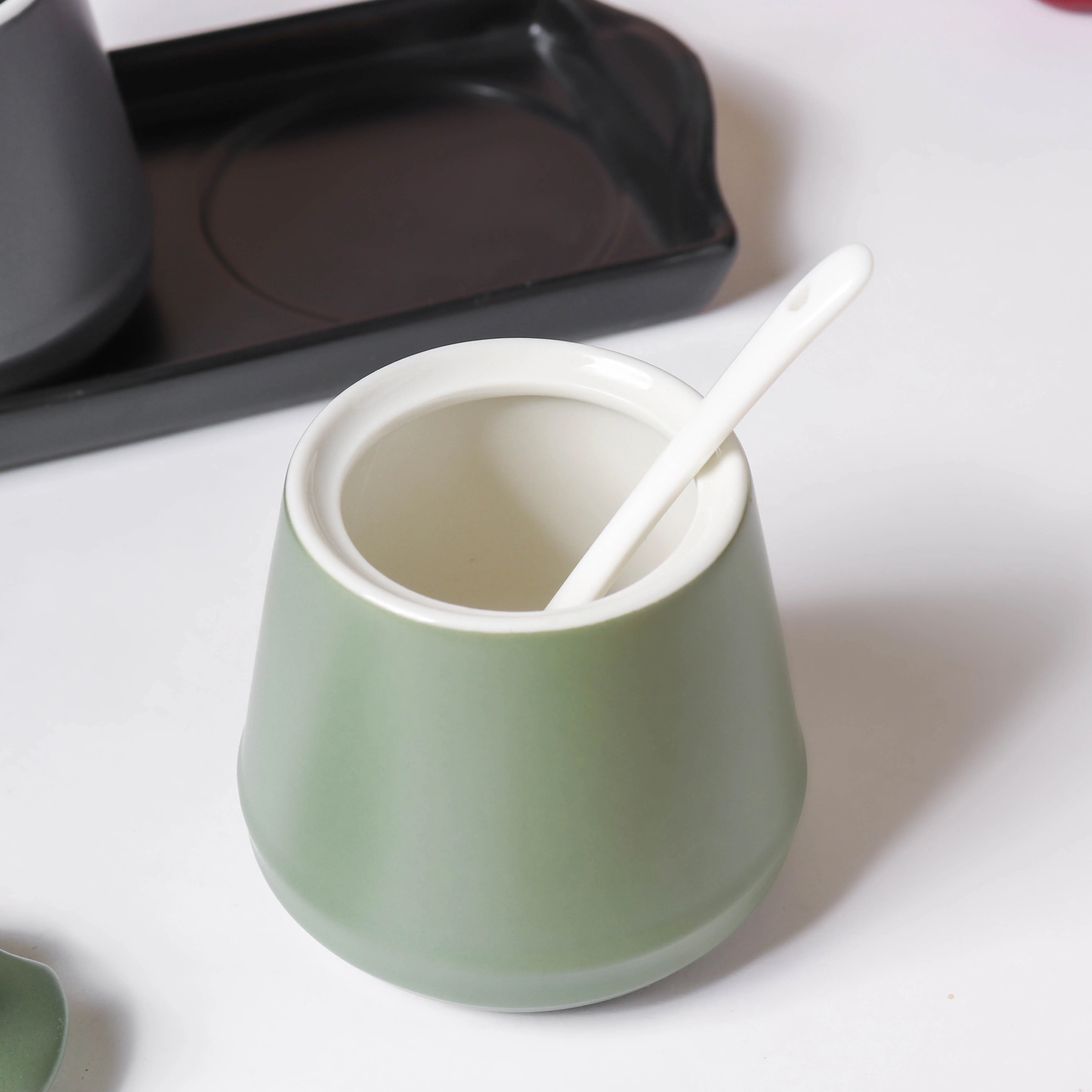 Pastel Condiments Jar Set Of 3 - Image 11