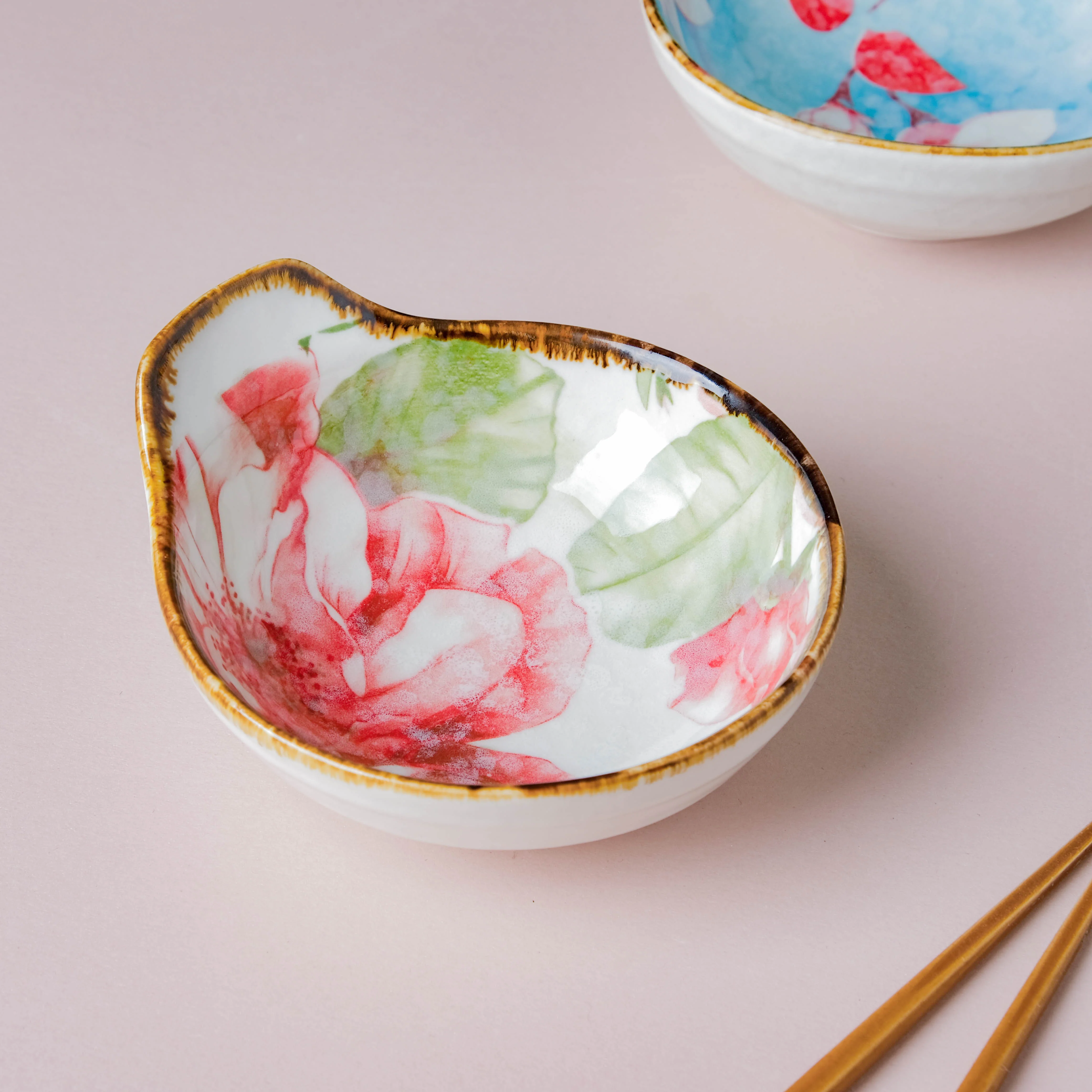 Pastel Flower Printed Bowl 100 ml - Image 6