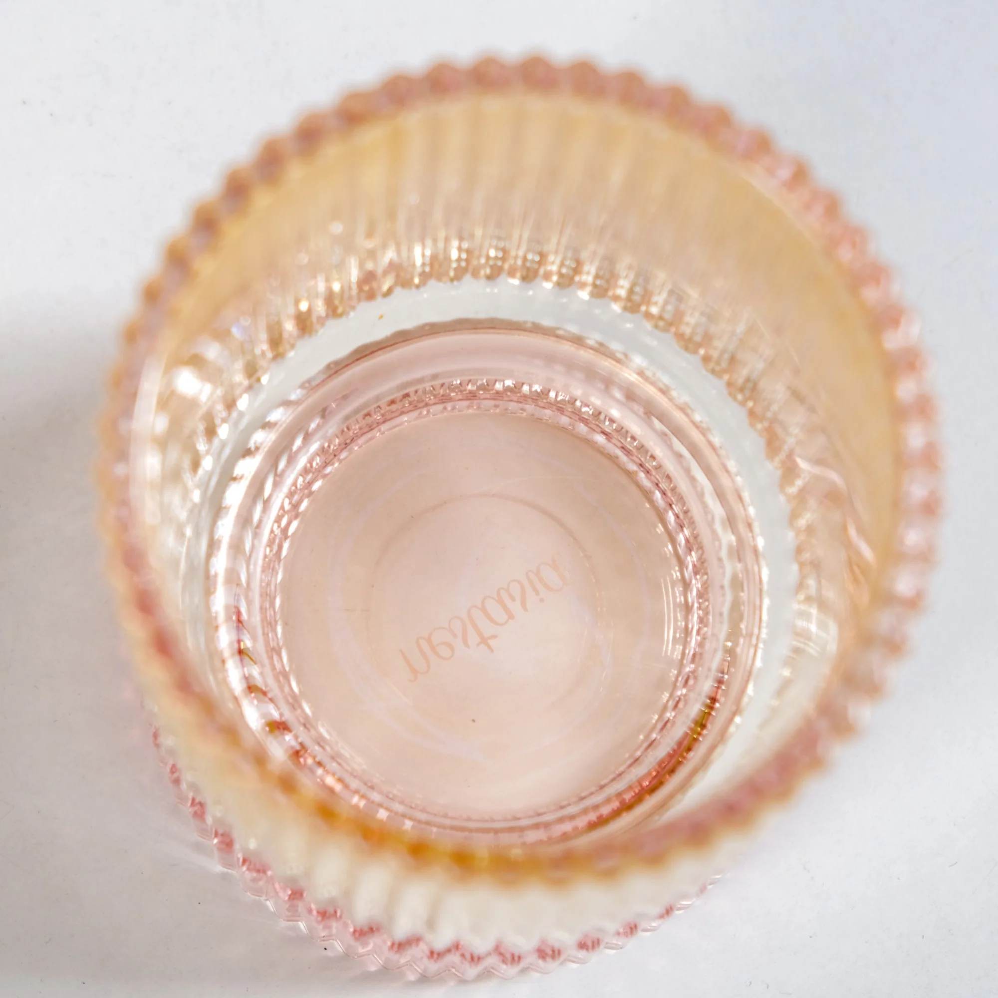 Pastel Glass Votive Candle Holder - Image 6