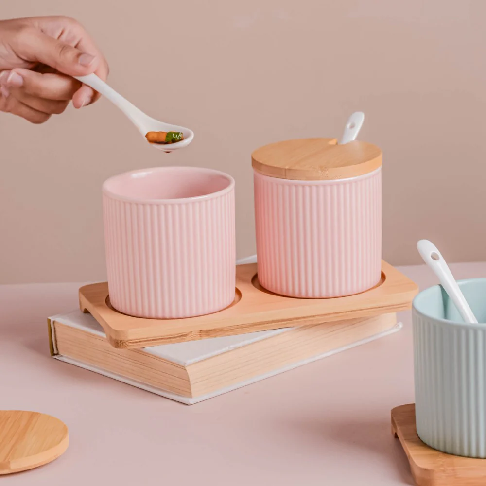 Pastel Spice Jar Set of 2 - Image 11