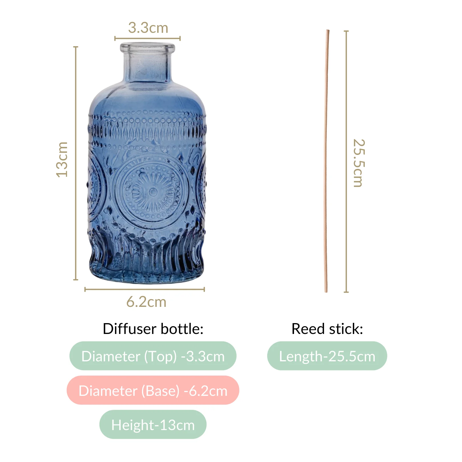 Patchouli Spice Reed Diffuser Gift Set Of 3 - Image 4