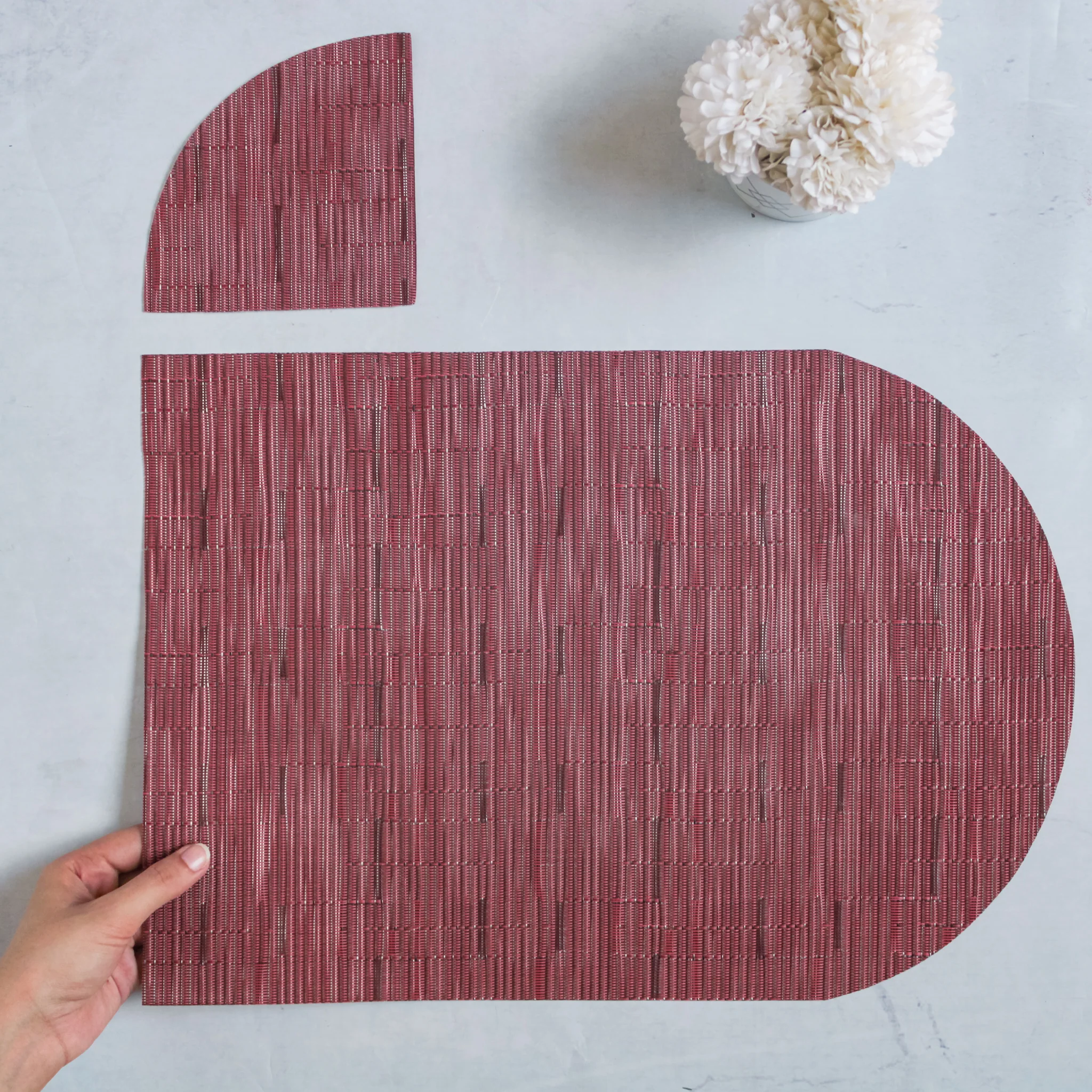 Patterned Coaster and Placemat Set - Image 11