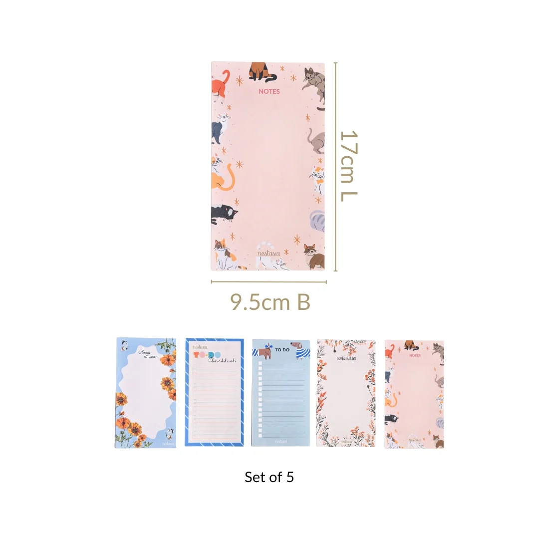 Paws And Petals Tearoff Notepads Set Of 5 - Image 4