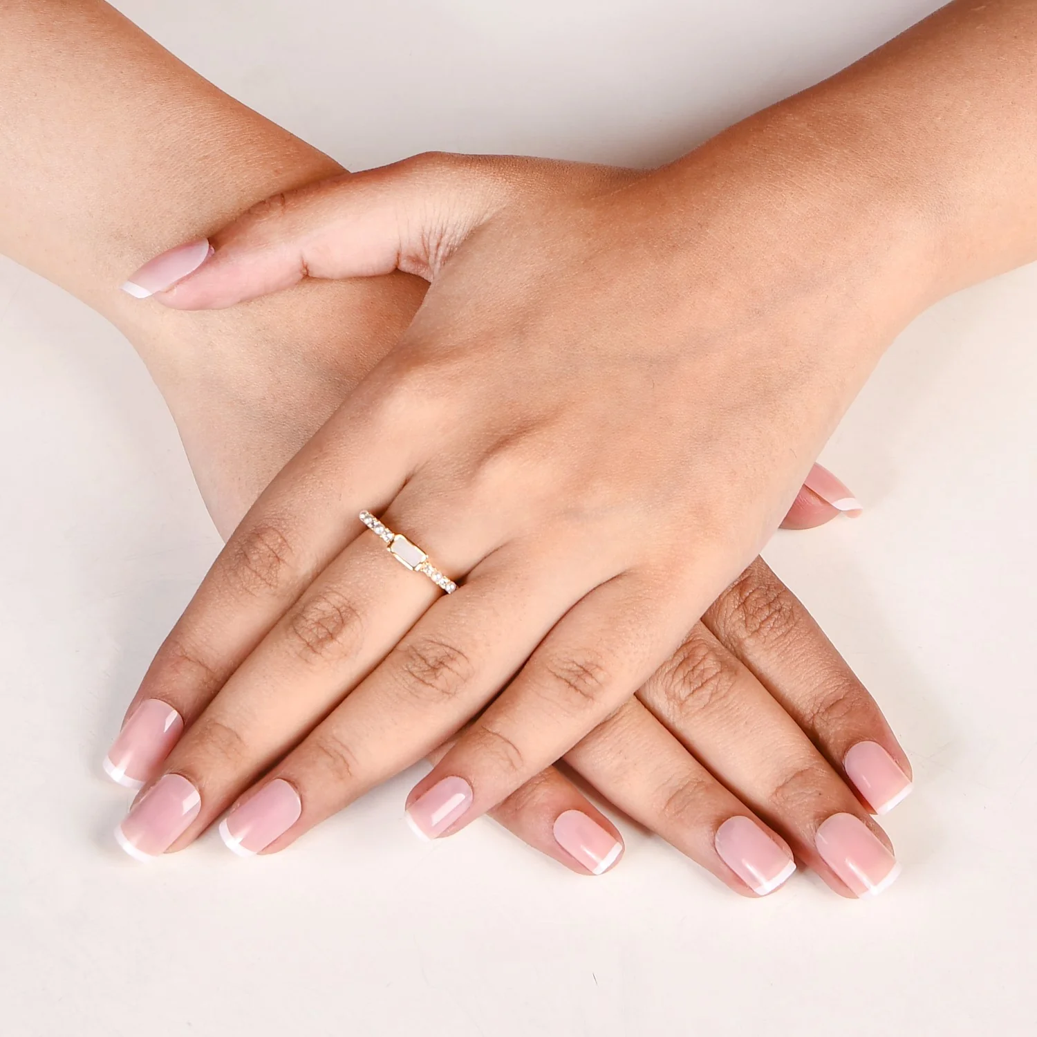 Pearl And Stone Gold Harmony Ring - Image 2