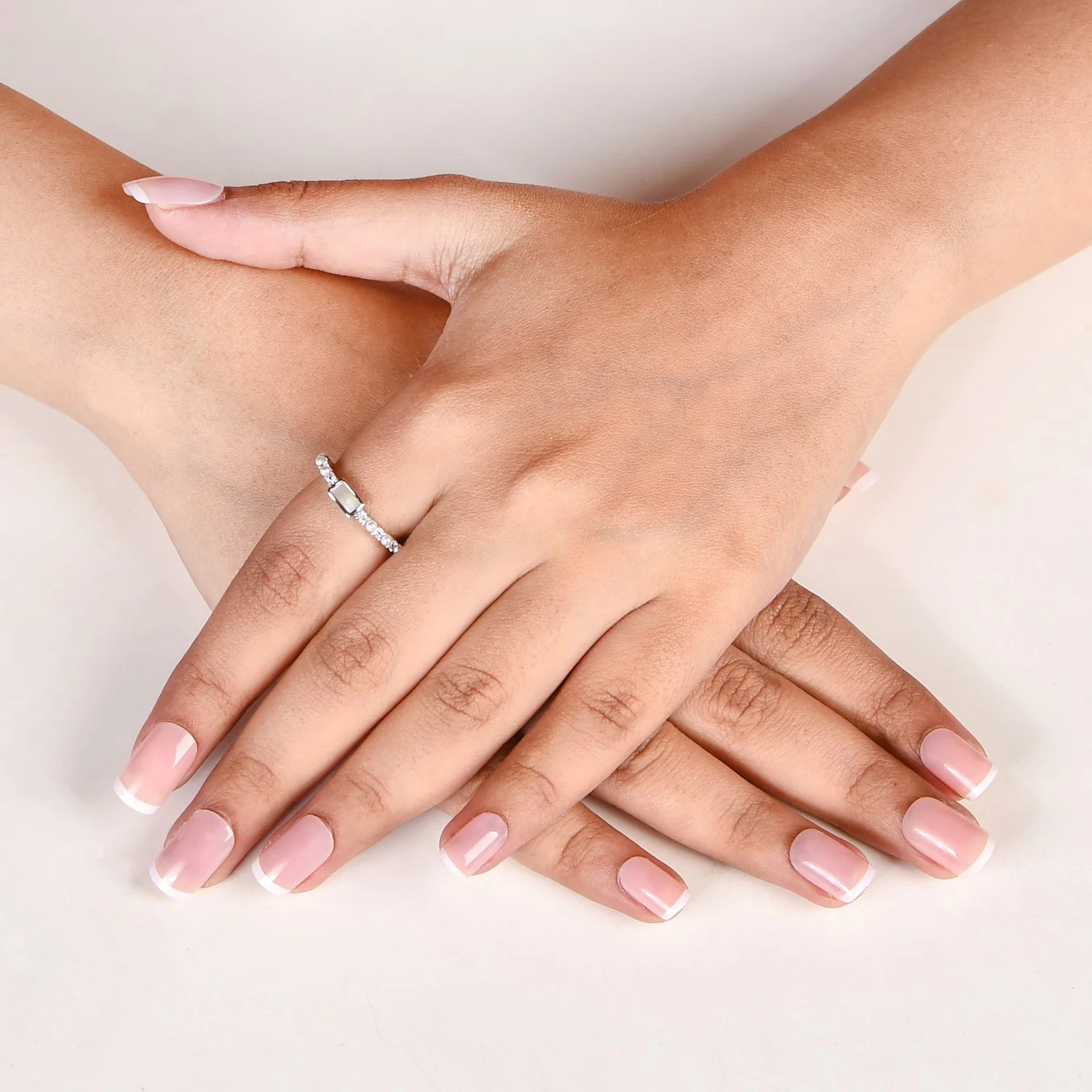 Pearl And Stone Silver Harmony Ring - Image 2