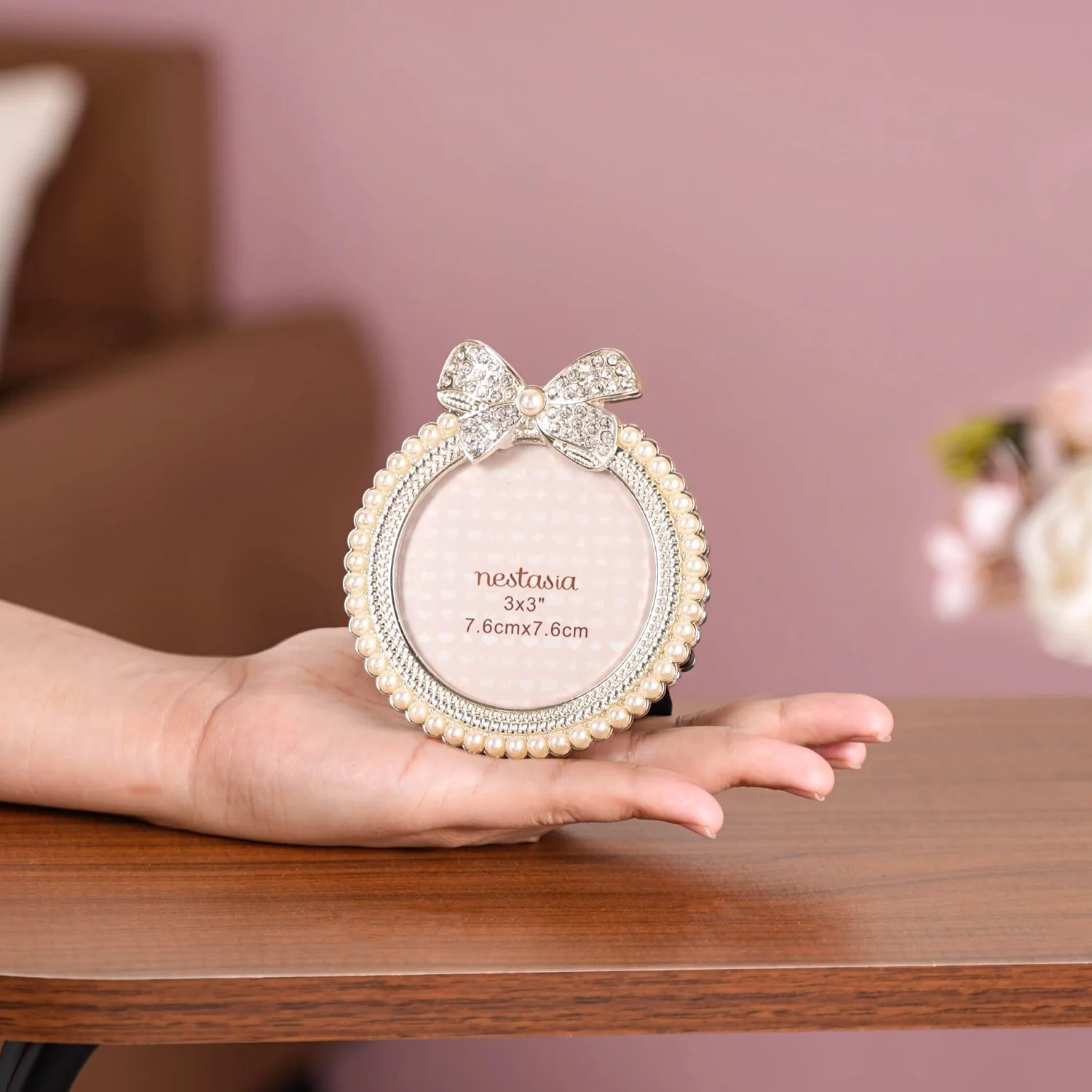 Pearl Photo Frame Small 8x8cm - Image 3