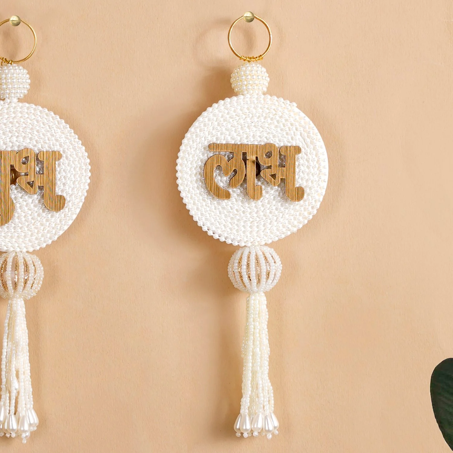 Pearl Shubh Labh Wall Hangings Set Of 2 - Image 7
