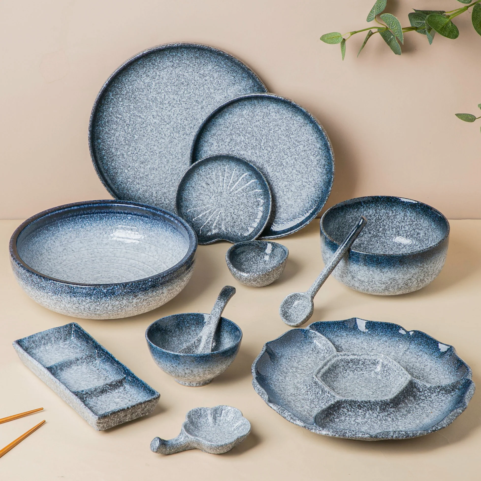 Pebble Glazed Side Bowl Grey 250 ml - Image 6