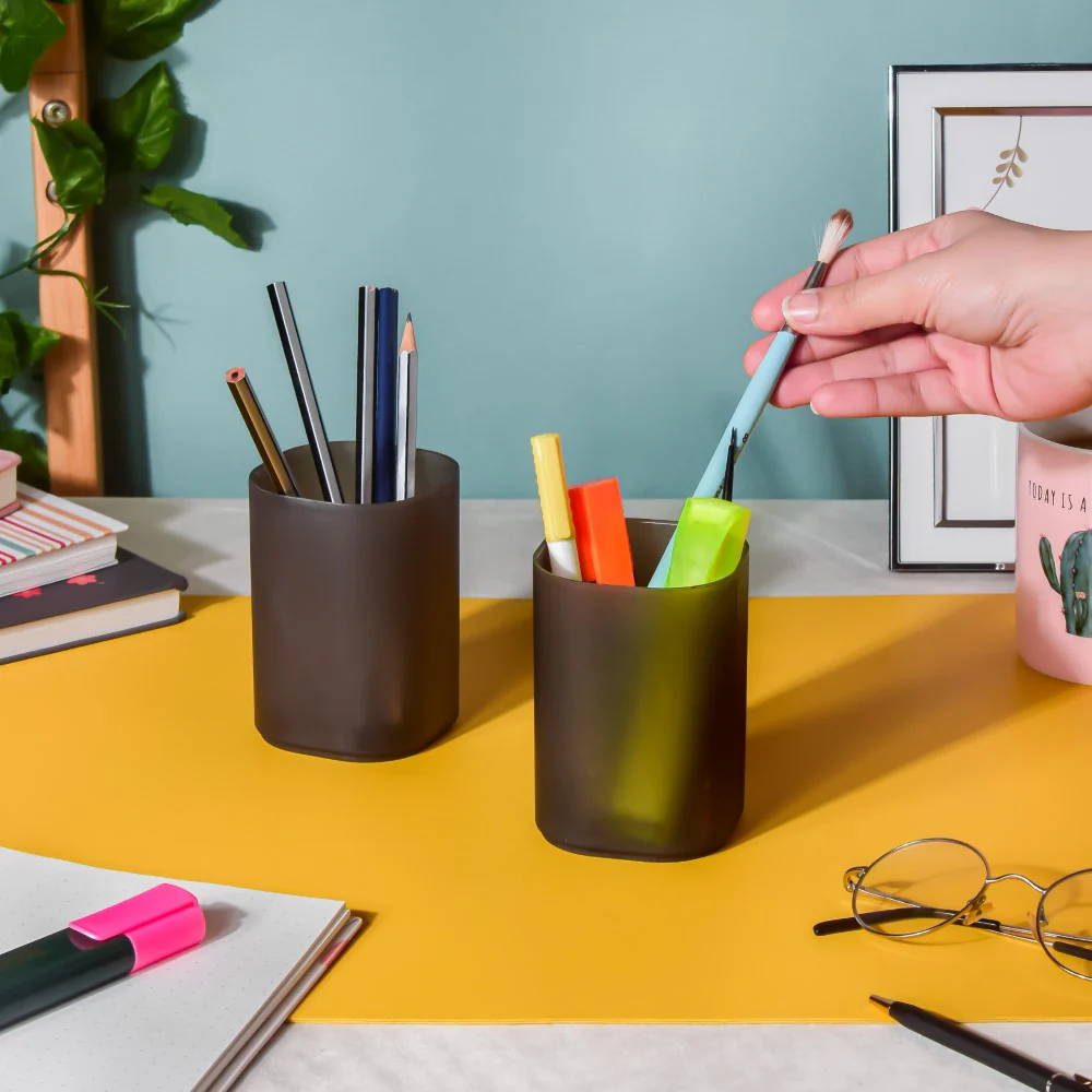 Pen Stand Matte Black Set Of 2 - Image 5