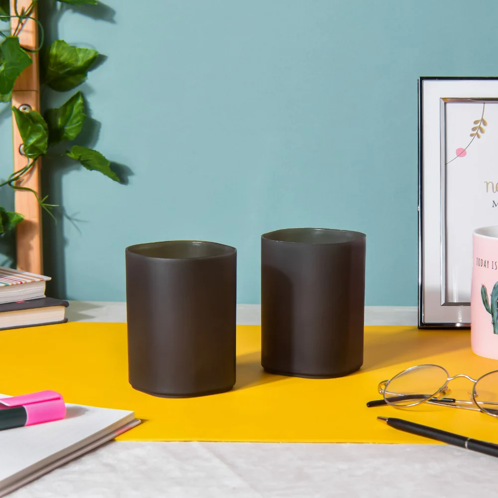 Pen Stand Matte Black Set Of 2 - Image 6