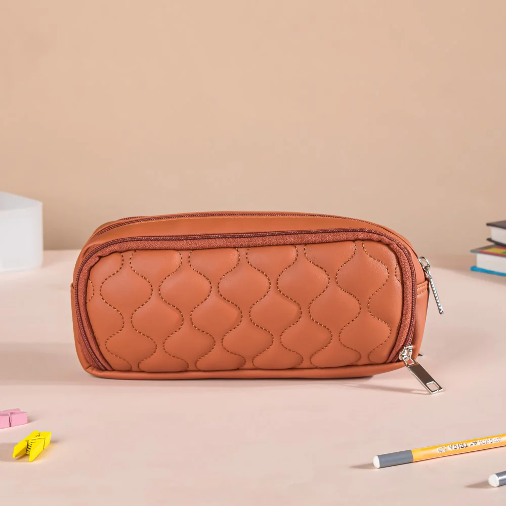 Pencil Bag Tan - Image 11