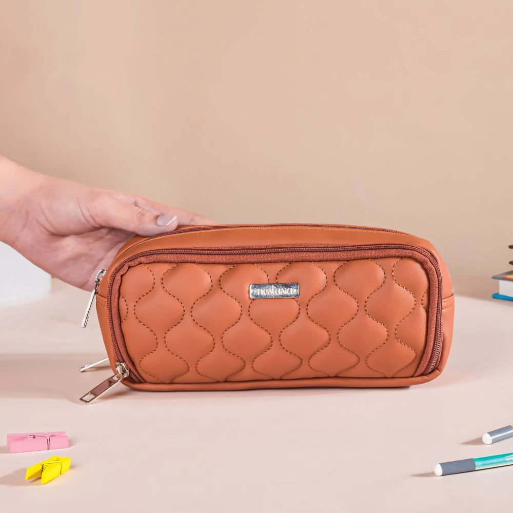 Pencil Bag Tan - Image 3