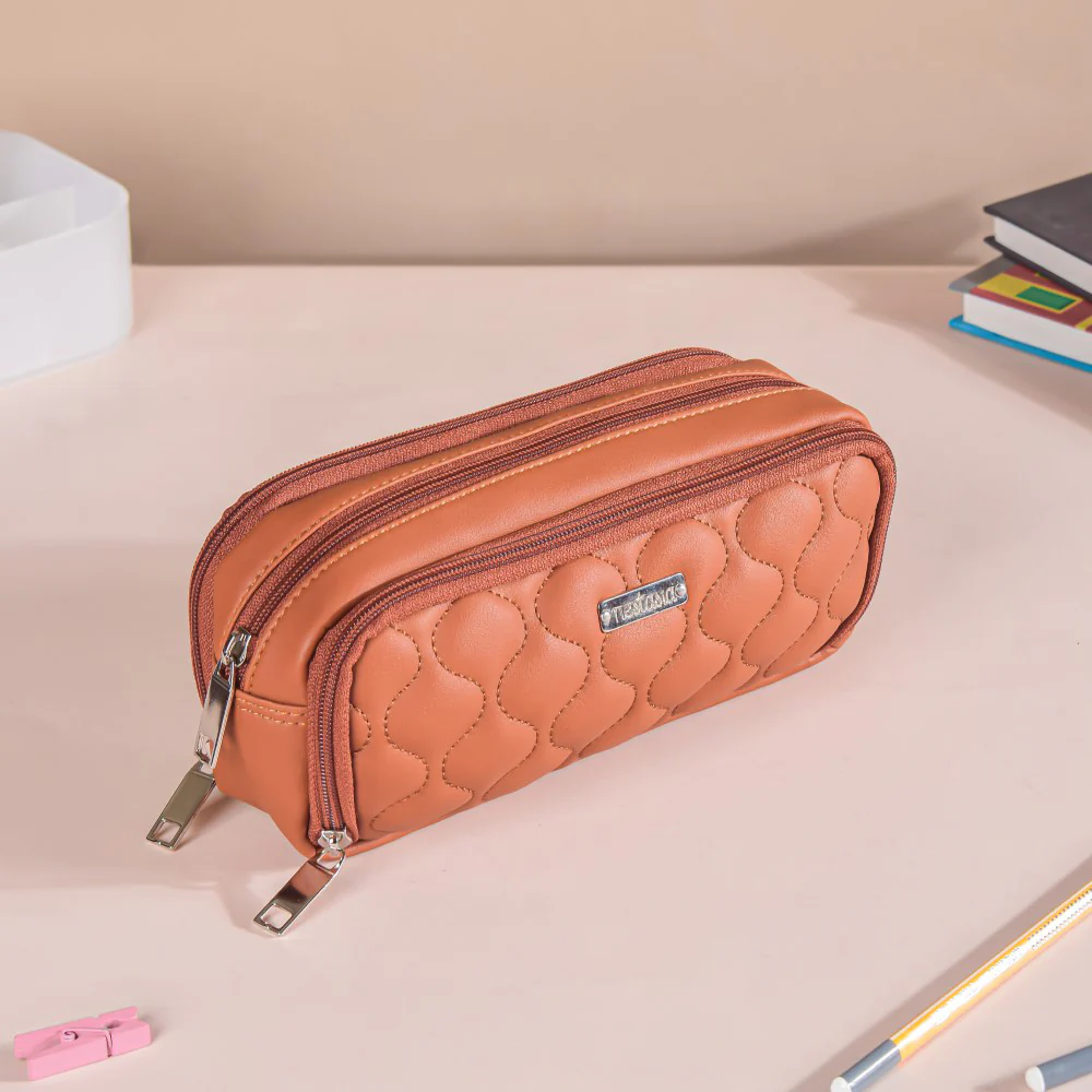 Pencil Bag Tan - Image 4