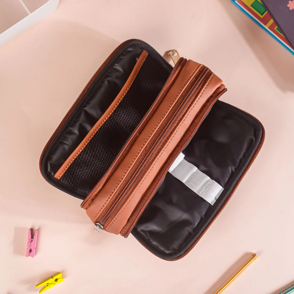 Pencil Bag Tan - Image 9