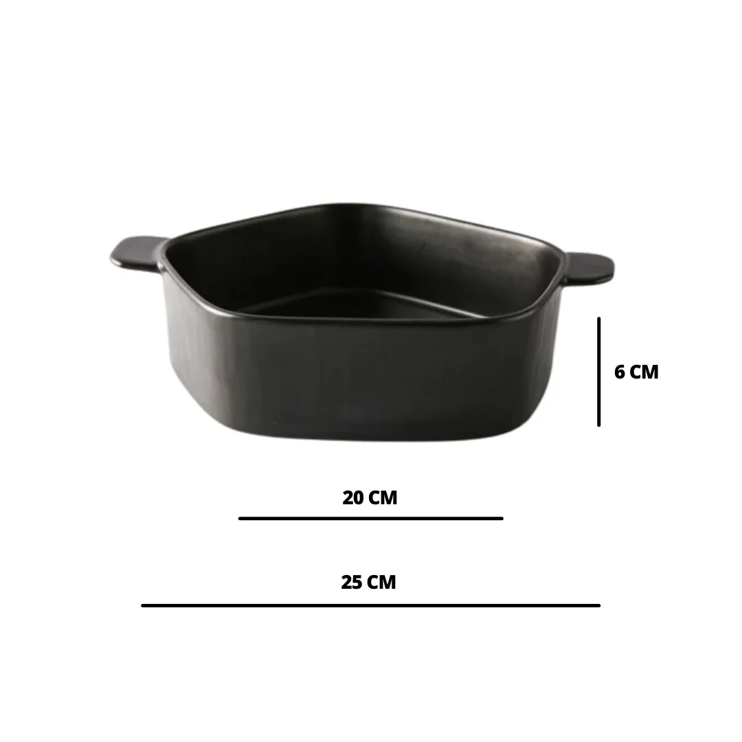 GEOMTERIC pentagon serving bowl - Prussian blue - Image 6