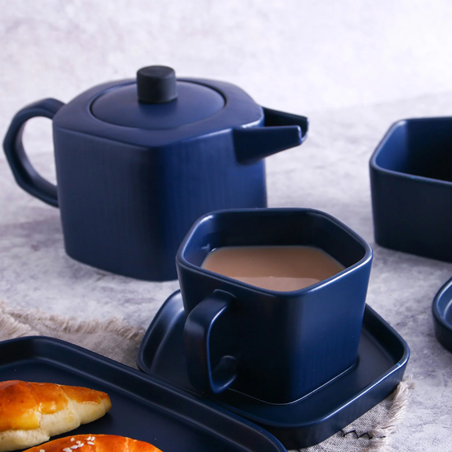 GEOMETRIC Pentagon Tea Pot - Image 2