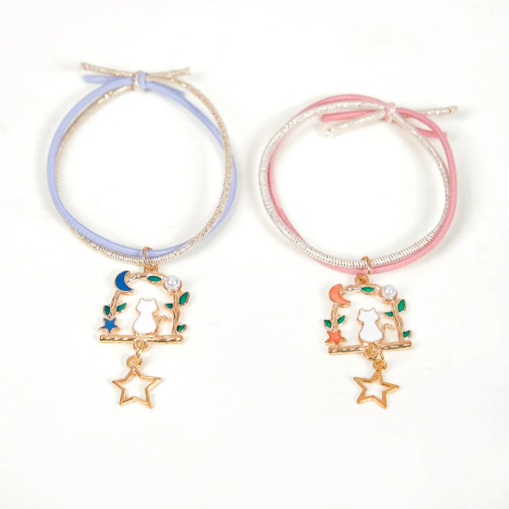 Perched Cat Charm Bracelet Set Of 2 - Image 4