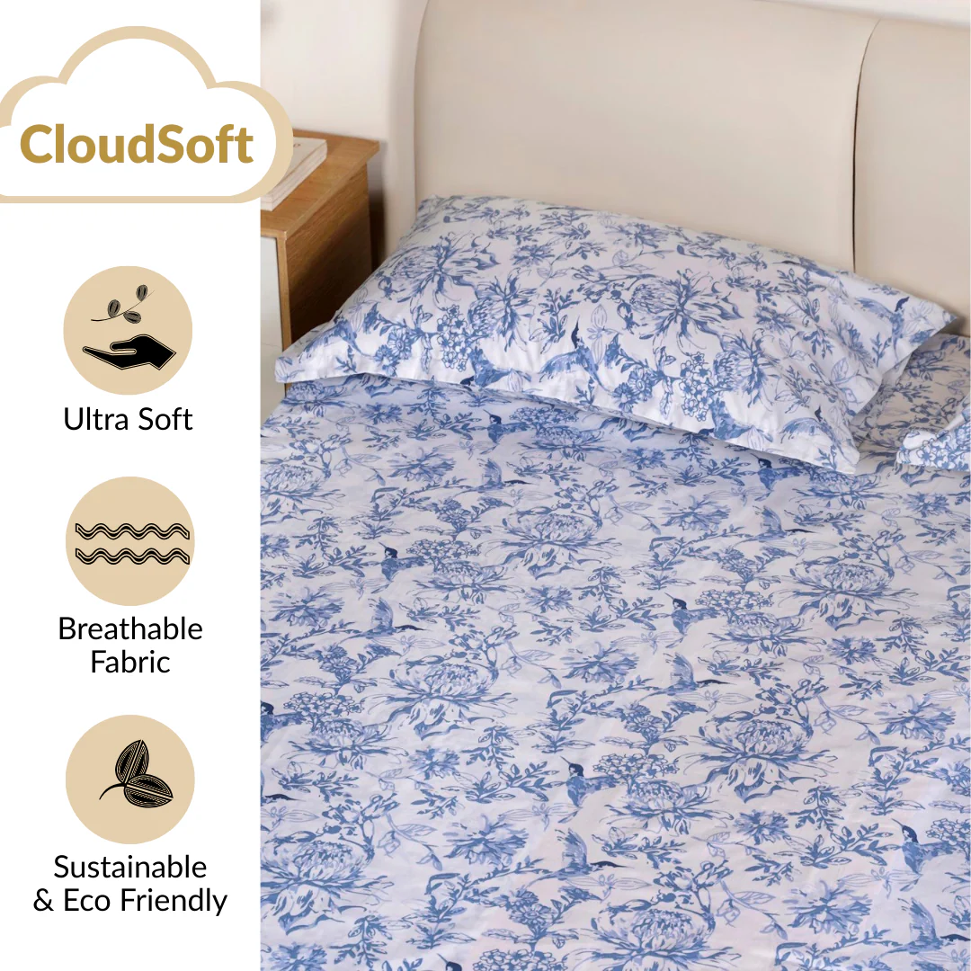 Petal Story Queen Size Bedding Set 254x229cm - Image 4