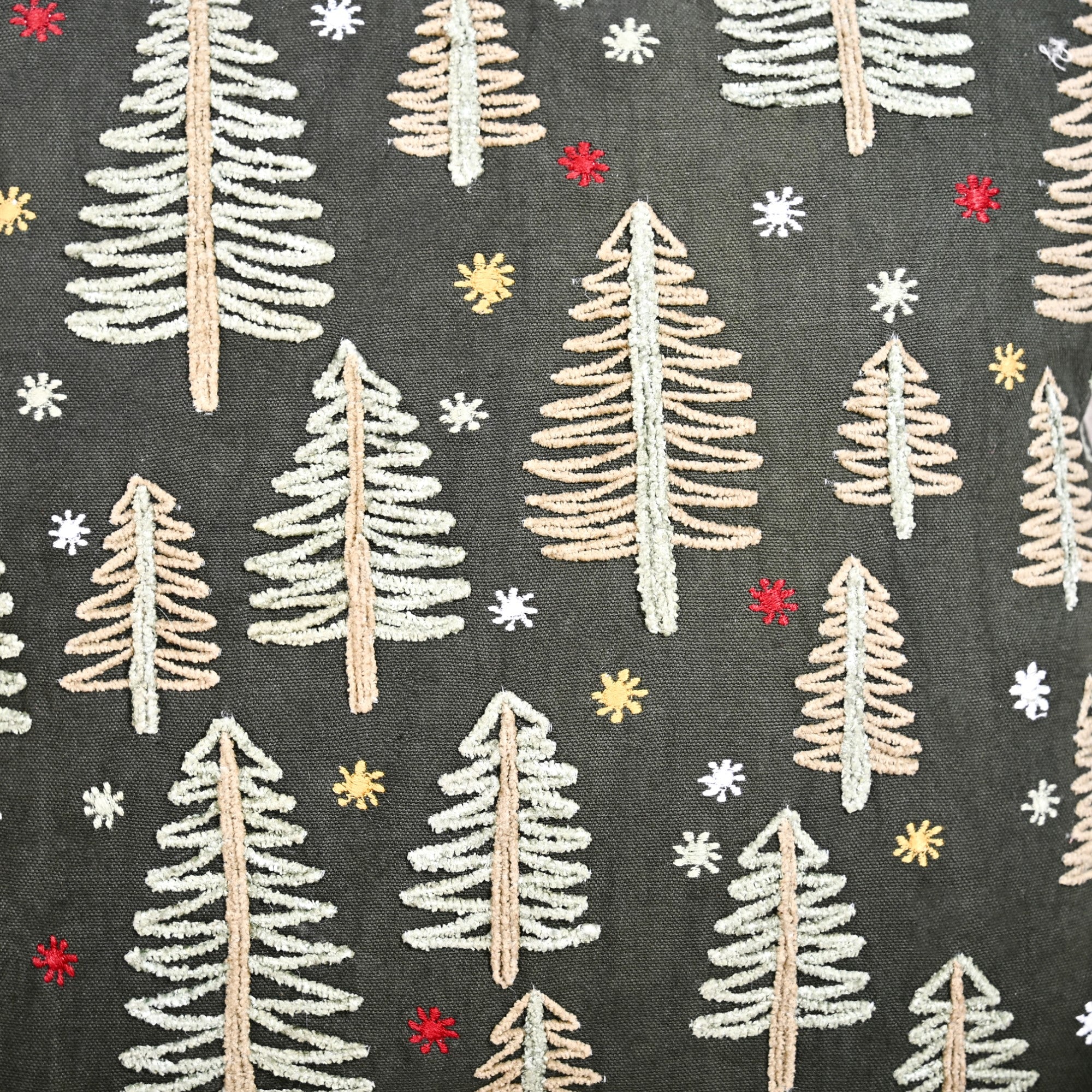 Pine Trees Under The Night Sky Sofa Cushion Cover 40x40cm - Image 3