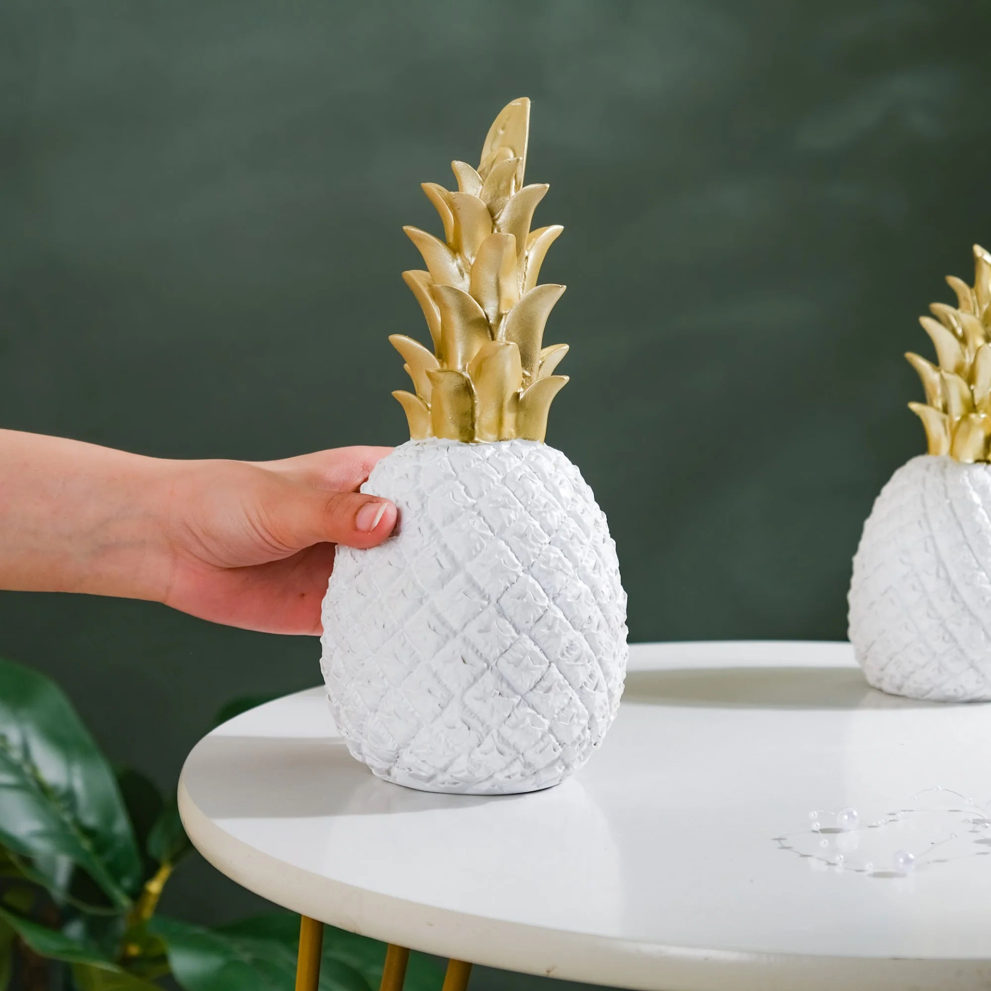 Pineapple Decor White Large - Image 2